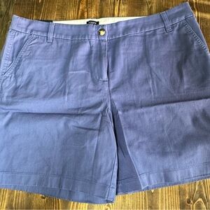 NWT J. Crew Women's Blue Shorts size 16